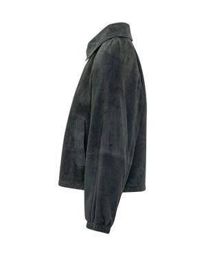Weekend by Maxmara Zuppa Goat Leather Jacket - Blue