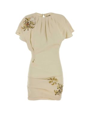 Isabel Marant Sakia Crepe Dress - White