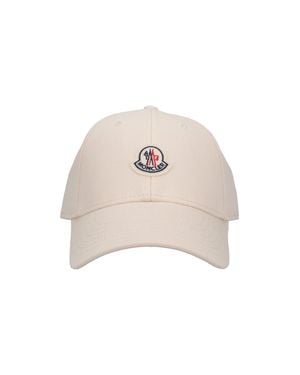 Moncler Lightweight 100% Cotton Hat For - White