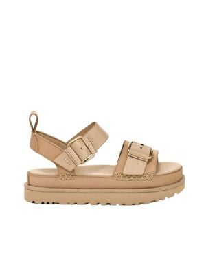 UGG Classic Leather Sandals For - Natural