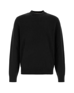 Burberry Stretch Cashmere Blend Sweater - Black