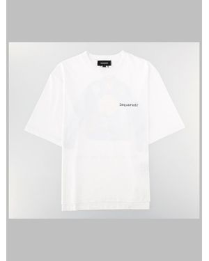 DSquared² Casual Graphic T-Shirt - White
