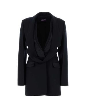 Jean Paul Gaultier Tailored Wool Blazer - Black