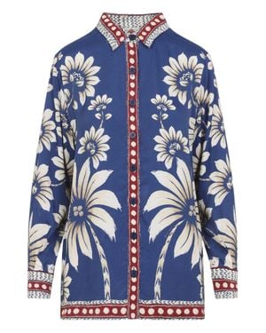 FARM Rio Luna Pajama Shirt - Blue