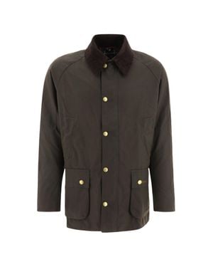 Barbour Ashby Waxed Jacket - Black