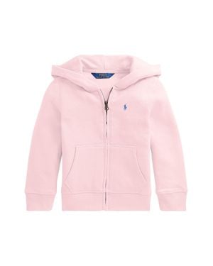 Ralph Lauren Girls Zip-Up Hoodie - Pink