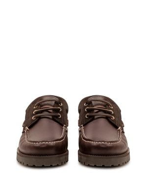 Barbour Deck Boat Lace-Up Shoes - Brown