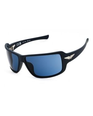 Police Sport Wraparound Sunglasses - Blue