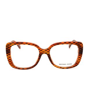 Michael Kors Sleek Rectangular Eyeglasses For - Brown