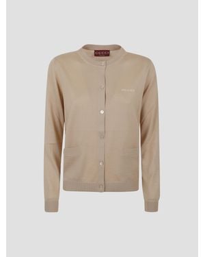 Gucci Button-Up Cardigan - Natural
