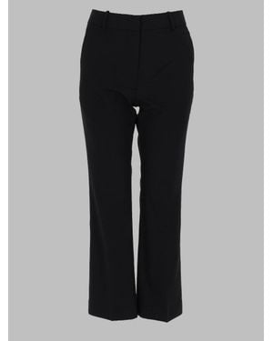 Co. Tailored Wide-Leg Pants - Black
