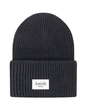AMISH Knit Beanie - Blue