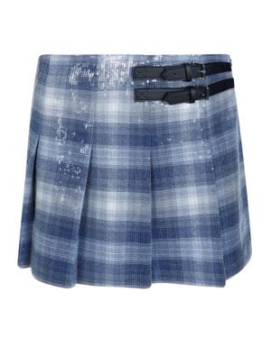 Pinko Gongora Mini Skirt - Blue