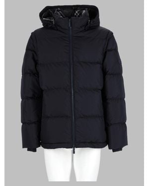Burberry Quilted Hooded Down Puffer Jacket - Black