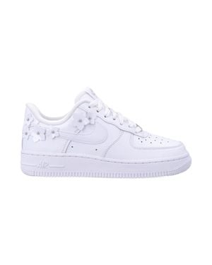 Nike Air Force 1 '07 Florette Floral Appliqué Sneakers - White