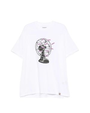 Carhartt Workwear-Inspired Organic Cotton Pocket T-Shirt - White
