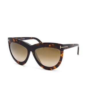 Tom Ford Style Mini Sunglasses With Frame - Multicolor