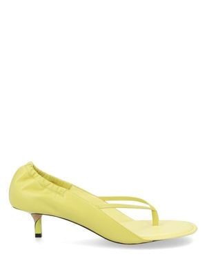 Jacquemus Sandalo Con Tacco - Yellow