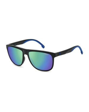 Carrera 8059/S Sunglasses For With Mirrored Lenses - Blue