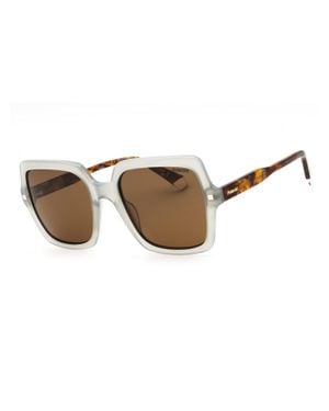 Polaroid Rectangular Sunglasses By - Brown