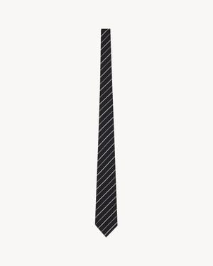 Saint Laurent Silk Chain Keeper Loop, 8 X 140 Cm - White