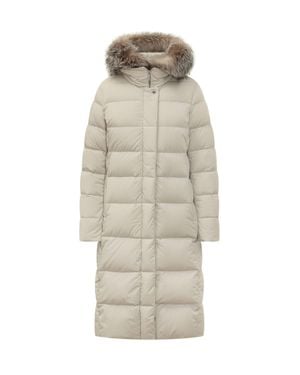 Moorer Zagara-Kn Quilted Down Jacket - Natural