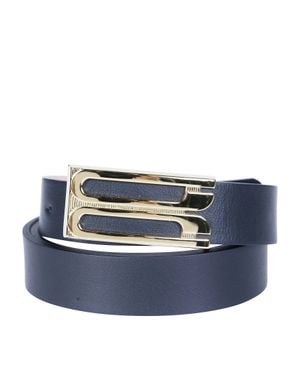 Victoria Beckham Dorian Frame Belt 2.5Cm - Blue