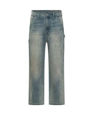Universal Overall Classic Utility Jeans With Straight Leg - Blue