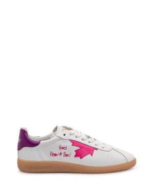 DSquared² Stylish Sneaker With Unique Inserts - Pink