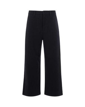 Arte' Wide-Leg Tailored Pants - Black