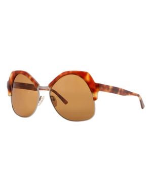 Andy Wolf One Heart Sunglasses - Brown