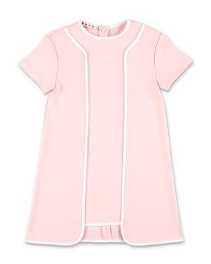 Marni Mini A-Line Cotton Dress For Girls - Pink