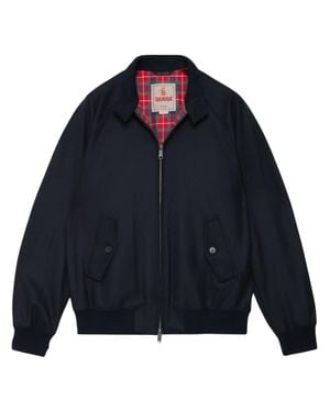 Baracuta Wool Cashmere Blend Field Coat For - Blue