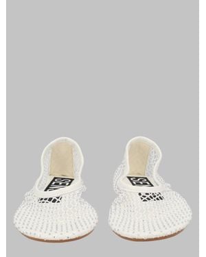 Senso Elegant Leather Flats For - White