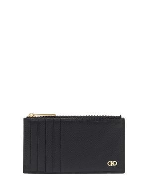 Ferragamo Leather Wallet - Gray