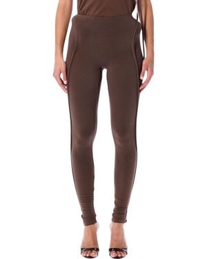OTTOLINGER Sculpted Hip Organic Cotton Leggings - Brown