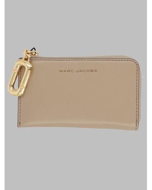 Marc Jacobs Mini Luxe Leather Wallet - Natural