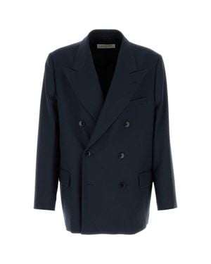 Dries Van Noten Modern Wool-Blend Jacket - Blue