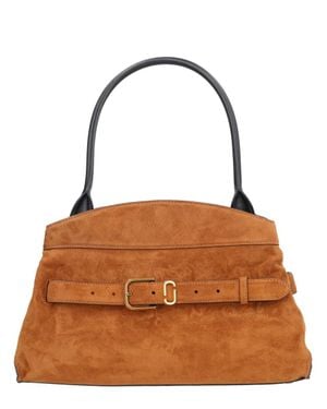 Marc Jacobs The Suede Dakota Satchel - Brown
