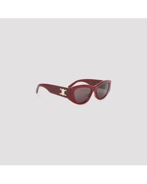 Celine Triomphe Acetate Sunglasses - Brown