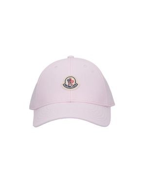 Moncler Lightweight Cotton Bucket Hat - Pink