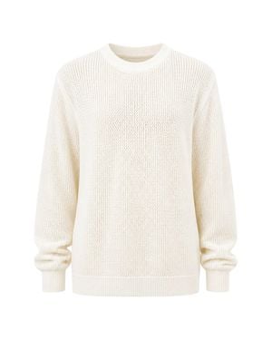 Maison Kitsuné Classic Knit Cotton Sweater For - White