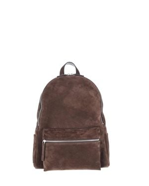 Orciani Sleek Mini Messenger Bag For - Brown