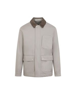 Canali Outerwear Jacket - Gray