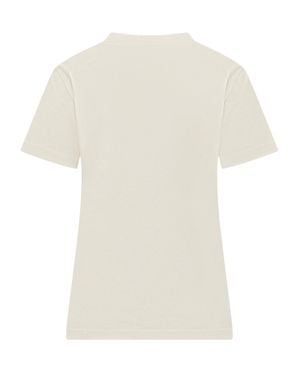 Moncler Giro Neck Logo Tee - White