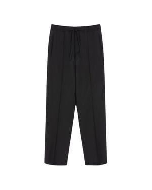 Valentino Wool-Mohair Pants - Black