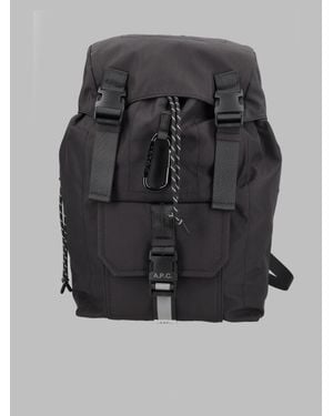 A.P.C. A. P.C. Nylon Backpack - Gray
