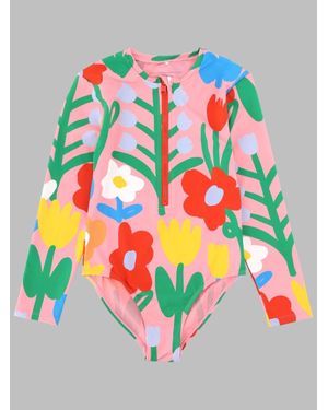 Stella McCartney Costume Da Bagno Maniche Lunghe - Multicolor