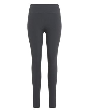 Live The Process Ribbed Elastic Leggings - Gray