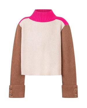 Twinset Kids Color Block Pullover - Pink